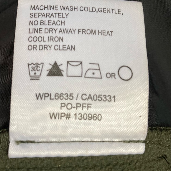 Woolrich Olive Heather Wool Jacket Men’s Size Large - Picture 9 of 10